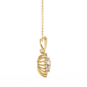 Lumivara | 0.92Ct Lab-Grown Diamond Pendant in 14K Gold – Radiance Refined, Grace Reimagined