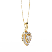 Lumivara | 0.92Ct Lab-Grown Diamond Pendant in 14K Gold – Radiance Refined, Grace Reimagined