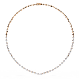 Oravelle | 4.84Ct Lab-Grown Diamond Necklace in 14K Gold – Light Curated, Beauty Eternal