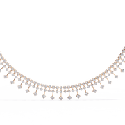 Solantra | 4.51Ct Lab-Grown Diamond Necklace in 14K Gold – Pure Light, Timeless Devotion