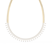 Solantra | 4.51Ct Lab-Grown Diamond Necklace in 14K Gold – Pure Light, Timeless Devotion