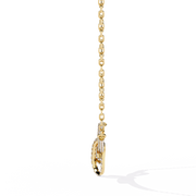 Aurelyn | 0.90Ct Lab-Grown Diamond Pendant in 14K Gold – Luminous Grace, Ever True