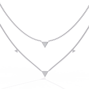 Aureline | 0.30Ct Lab-Grown Diamond Necklace in 14K Gold – Luminous Grace, Forever Yours