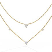 Aureline | 0.30Ct Lab-Grown Diamond Necklace in 14K Gold – Luminous Grace, Forever Yours