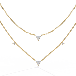 Aureline | 0.30Ct Lab-Grown Diamond Necklace in 14K Gold – Luminous Grace, Forever Yours