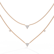 Aureline | 0.30Ct Lab-Grown Diamond Necklace in 14K Gold – Luminous Grace, Forever Yours