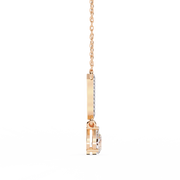 Velunara | 0.48Ct Lab-Grown Diamond Pendant in 14K Gold – Moonlit Glow, Enduring Elegance