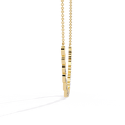 Oravelle | 0.45Ct Lab-Grown Diamond Necklace in 14K Gold – Celestial Light, Endlessly Captivating