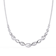 Velarise | 0.18Ct Lab-Grown Diamond Necklace in 14K Gold – Serene Sparkle, Ever Enchanted
