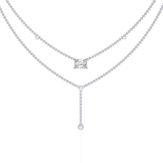 Solavienne | 1.72Ct Lab-Grown Diamond Pendant & Necklace in 14K Gold – Eternal Glow, Gracefully Yours