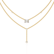 Solavienne | 1.72Ct Lab-Grown Diamond Pendant & Necklace in 14K Gold – Eternal Glow, Gracefully Yours