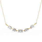 Celestara | 2.81Ct Lab-Grown Diamond Necklace in 14K Gold – Starlit Grace, Eternally Yours