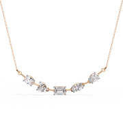 Celestara | 2.81Ct Lab-Grown Diamond Necklace in 14K Gold – Starlit Grace, Eternally Yours