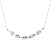 Celestara | 2.81Ct Lab-Grown Diamond Necklace in 14K Gold – Starlit Grace, Eternally Yours