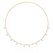 Seraphyne | 0.76Ct Lab-Grown Diamond Necklace in 14K Gold – Heavenly Light, Grace Eternal