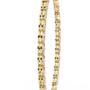 Auravelle | 6.20Ct Lab-Grown Diamond Necklace in 14K Gold – Ethereal Sparkle, Elegantly Eternal