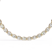 Auravelle | 6.20Ct Lab-Grown Diamond Necklace in 14K Gold – Ethereal Sparkle, Elegantly Eternal