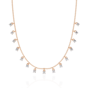 Virellia | 0.88Ct Lab-Grown Diamond Necklace in 14K Gold – Eternal Spark, Grace Unveiled