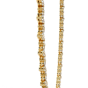 Lustravéa | 6.84Ct Lab-Grown Diamond Necklace in 14K Gold – Radiant Essence, Timeless Grace