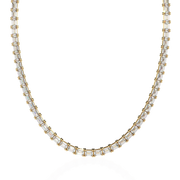 Nuviora | 8.19Ct Lab-Grown Diamond Necklace in 14K Gold – Radiant Grace, Eternally Yours