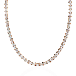 Nuviora | 8.19Ct Lab-Grown Diamond Necklace in 14K Gold – Radiant Grace, Eternally Yours