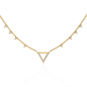 Veloura | 0.34Ct Lab-Grown Diamond Pendant & Necklace in 14K Gold – Ethereal Light, Everlasting Beauty