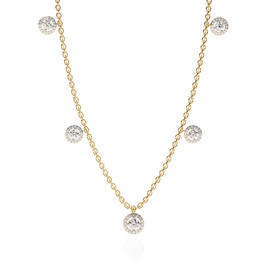 Elarose | 4.72Ct Lab-Grown Diamond Pendant & Necklace in 14K Gold – Pure Spark, Forever Yours