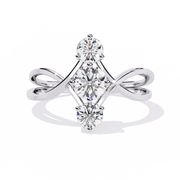 Veloura | 0.65Ct Lab-Grown Diamond Ring in 14K Gold – Pure Brilliance, Ethical Beauty