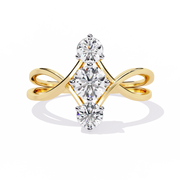 Veloura | 0.65Ct Lab-Grown Diamond Ring in 14K Gold – Pure Brilliance, Ethical Beauty
