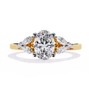 Solavelle | 1.37Ct Lab-Grown Diamond Ring in 14K Gold – Luminous Allure, Ethically Refined