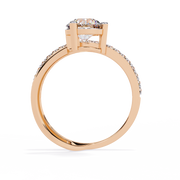 Lunavelle | 1.51Ct Lab-Grown Diamond Ring in 14K Gold – Celestial Spark, Ethically Crafted