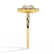 Elyndra | 0.52Ct Lab-Grown Diamond Ring in 14K Gold – Radiant Whispers, Ethically Designed