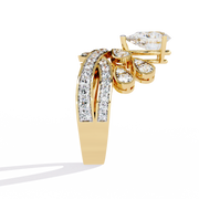 Astrielle | 2.14Ct Lab-Grown Diamond Ring in 14K Gold – Stellar Radiance, Consciously Captured