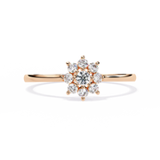 Aurelyth | 0.17Ct Lab-Grown Diamond Ring in 14K Gold – Timeless Flame, Ethically Sparked