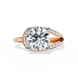Elurean | 2.96Ct Lab-Grown Diamond Ring in 14K Gold – Timeless Grace, Consciously Refined