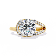 Elurean | 2.96Ct Lab-Grown Diamond Ring in 14K Gold – Timeless Grace, Consciously Refined
