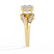 Elurean | 2.96Ct Lab-Grown Diamond Ring in 14K Gold – Timeless Grace, Consciously Refined