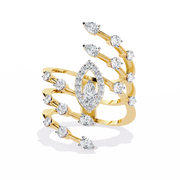 Velurest | 1.18Ct Lab-Grown Diamond Ring in 14K Gold – Silent Flame, Consciously Crafted