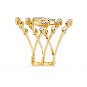 Velurest | 1.18Ct Lab-Grown Diamond Ring in 14K Gold – Silent Flame, Consciously Crafted