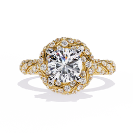 Lunarelle | 1.44Ct Lab-Grown Diamond Ring in 14K Gold – Celestial Glow, Ethically Crafted