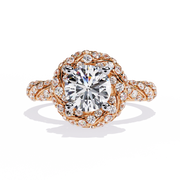 Lunarelle | 1.44Ct Lab-Grown Diamond Ring in 14K Gold – Celestial Glow, Ethically Crafted