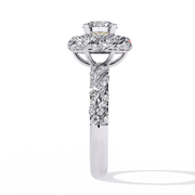 Lunarelle | 1.44Ct Lab-Grown Diamond Ring in 14K Gold – Celestial Glow, Ethically Crafted