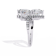 Zephyrelle | 5.04Ct Lab-Grown Diamond Ring in 14K Gold – Whispered Fire, Ethically Adorned