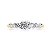 Oralyra | 0.73Ct Lab-Grown Diamond Rings in 14K Gold – Light in Motion, Beauty in Balance