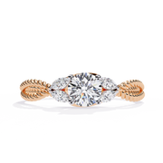 Solairen | 0.44Ct Lab-Grown Diamond Ring in 14K Gold – Born of Light, Made to Endure