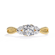 Solairen | 0.44Ct Lab-Grown Diamond Ring in 14K Gold – Born of Light, Made to Endure