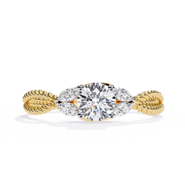 Solairen | 0.44Ct Lab-Grown Diamond Ring in 14K Gold – Born of Light, Made to Endure