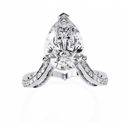 Lunavra | 5.00Ct Lab-Grown Diamond Ring in 14K Gold – Moonlit Elegance, Eternal Bond