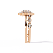 Veloura | 0.59Ct Lab-Grown Diamond Ring in 14K Gold – Velvet Light, Eternal Bond