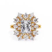 Aurelyn | 4.46Ct Lab-Grown Diamond Ring in 14K Gold – Golden Glow, Forever Yours
